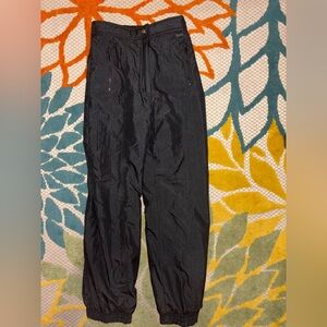Vintage Edelweiss Skiwear Black Insulated Snow Pants Women’s 14